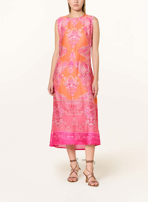 miss goodlife Satinkleid ORANGE/ PINK