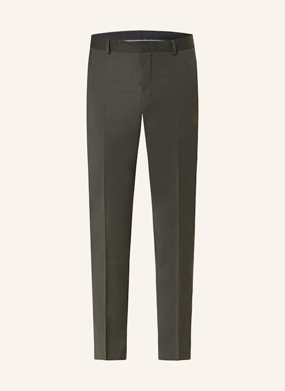 TIGER OF SWEDEN Spodnie garniturowe TENUTAS slim fit 4CC Olive Extreme