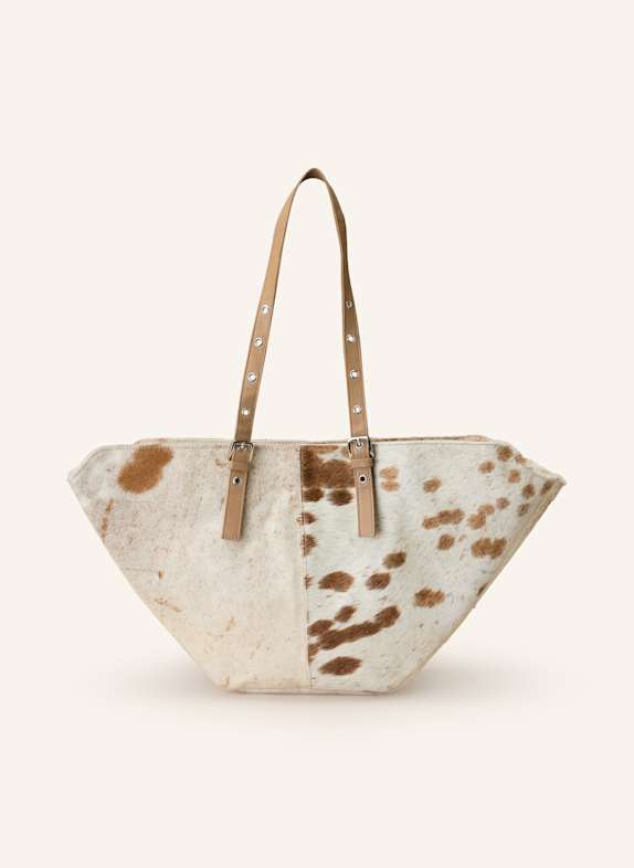NÚNOO Shopper NORA mit Pouch HELLBRAUN/ BRAUN