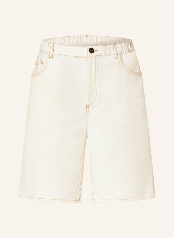 American Vintage Džínové šortky JOZASTREET OFF WHITE OFF WHITE