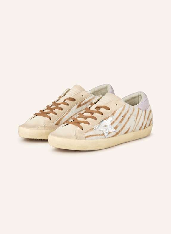 GOLDEN GOOSE Sneaker SUPER-STAR BEIGE/ HELLBRAUN