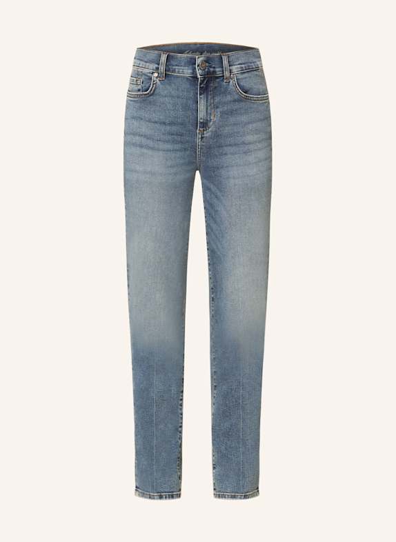 LIU JO Straight Jeans mit Schmucksteinen 78917 Den.Blu vintag.dirty