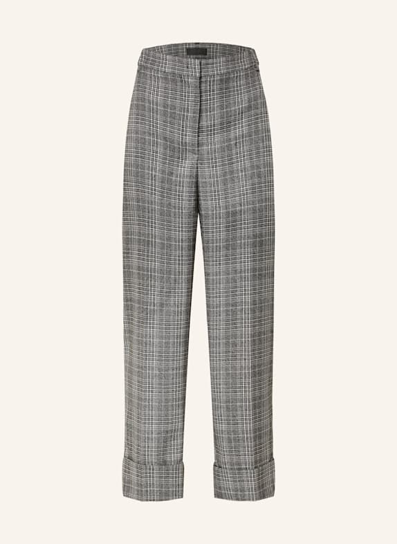 LIU JO Hose mit Glitzergarn GRAU / DUNKELGRAU / WEISS