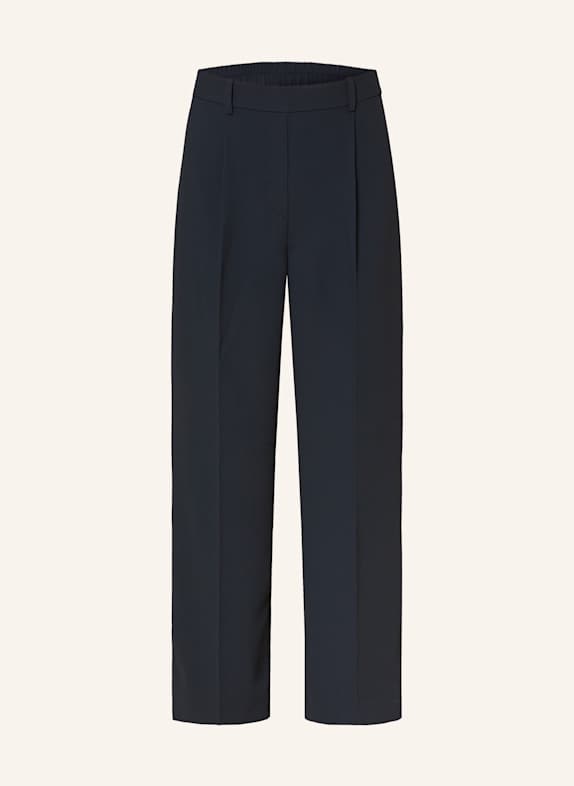 REISS Wide leg halim Trousers EDEN DARK BLUE