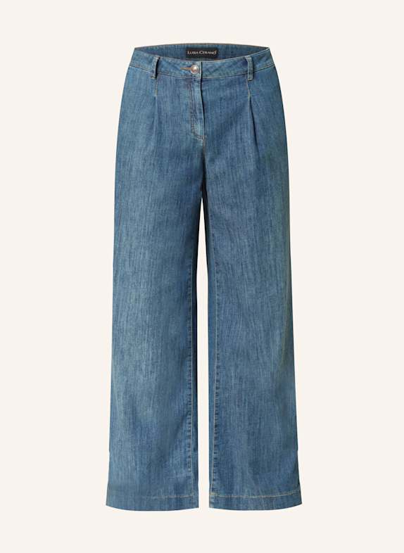 LUISA CERANO Trousers in denim look 2543 stone wash overdye
