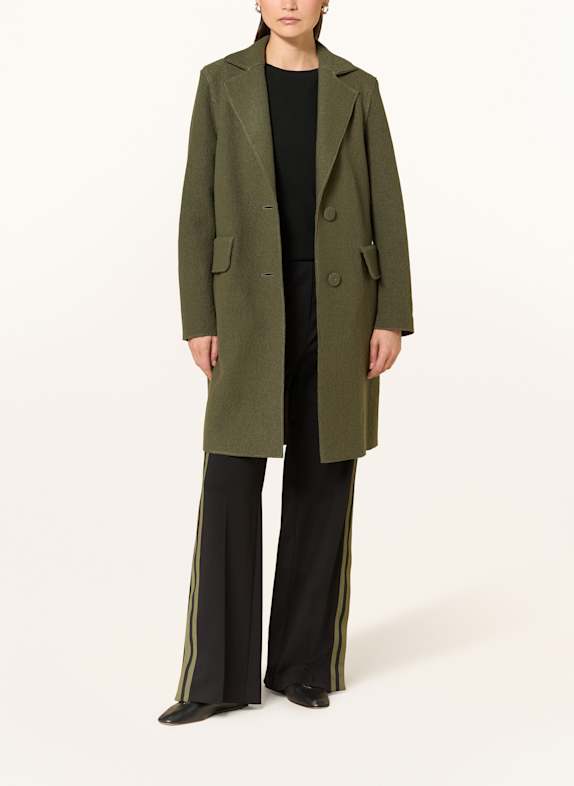 LUISA CERANO Wollmantel KHAKI