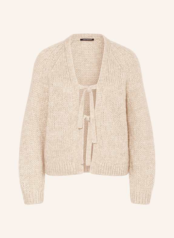 LUISA CERANO Strickhülle mit Alpaka BEIGE