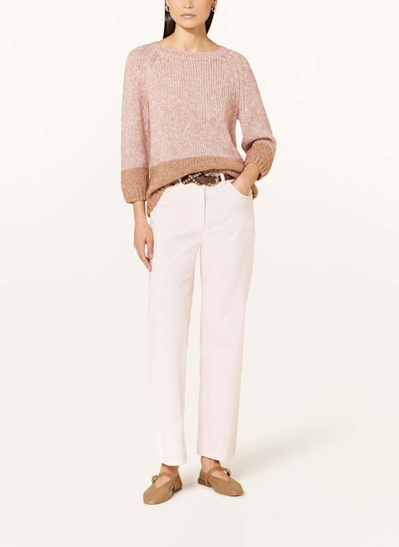 LUISA CERANO Straight Jeans ROSÉGOLD