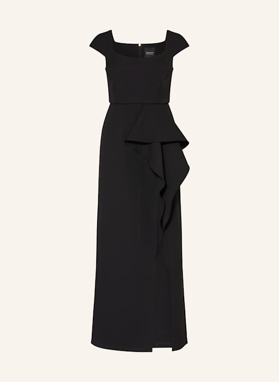 MARC CAIN Kleid mit Volants 900 BLACK