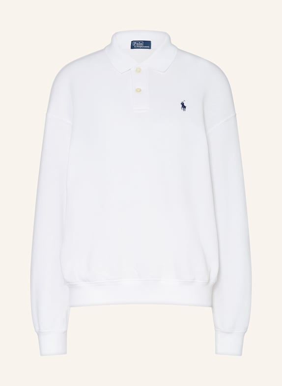 POLO RALPH LAUREN Sweat-Poloshirt WEISS