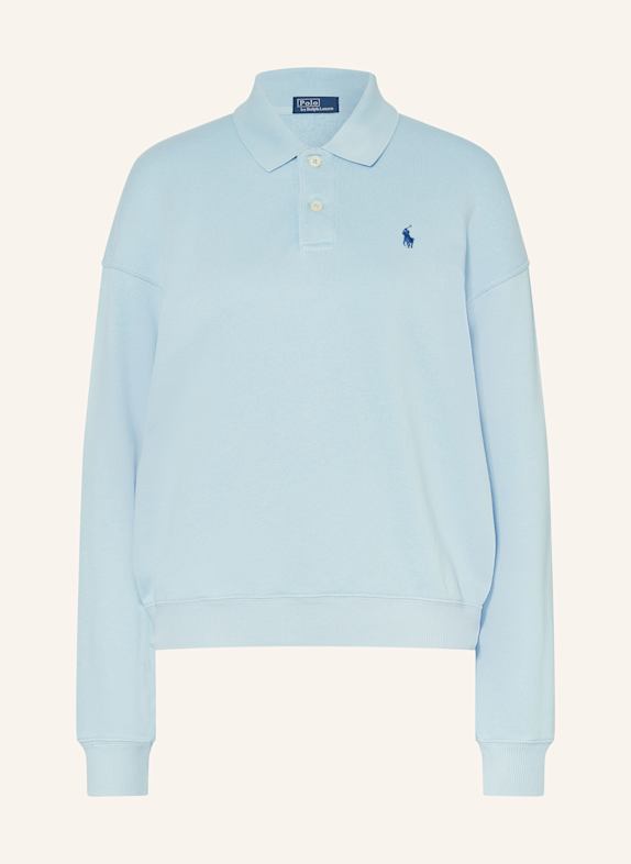 POLO RALPH LAUREN Sweat-Poloshirt HELLBLAU