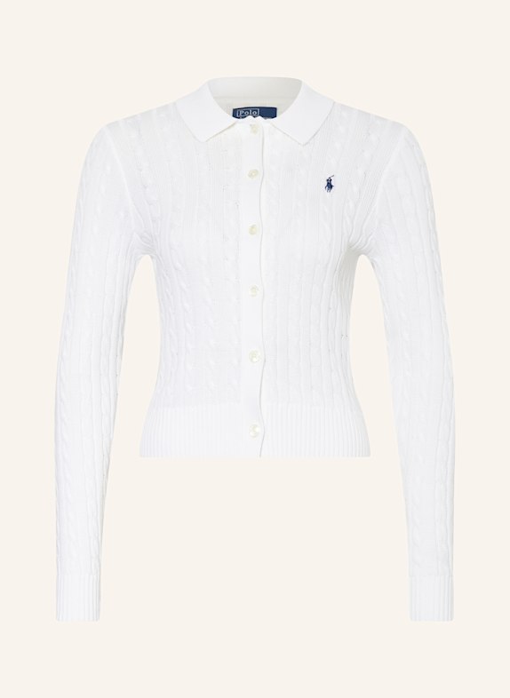 POLO RALPH LAUREN Strickjacke WEISS