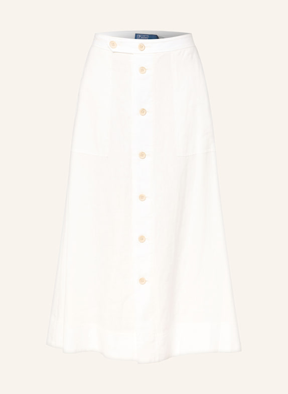 POLO RALPH LAUREN Linen skirt BEIGE