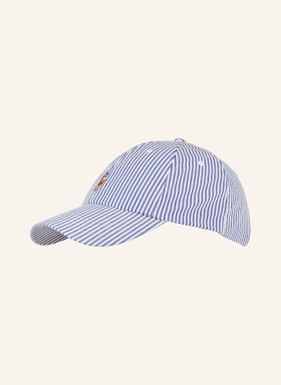 POLO RALPH LAUREN Czapka z daszkiem NIEBIESKI/ BIAŁY