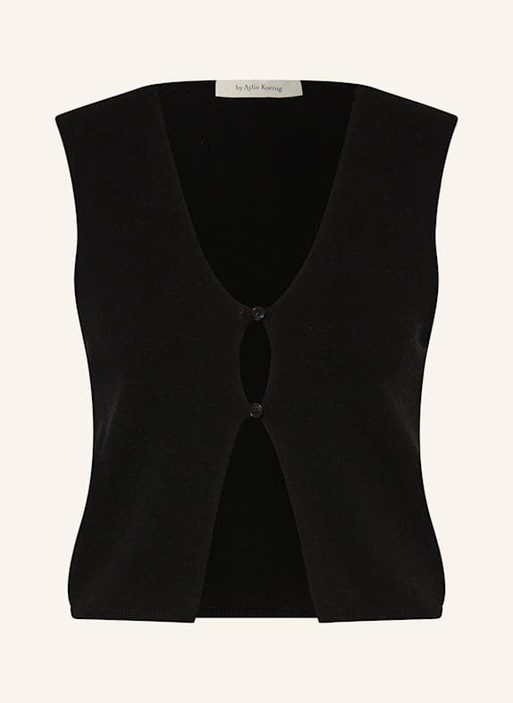 by Aylin Koenig Knit top HEIDI BLACK