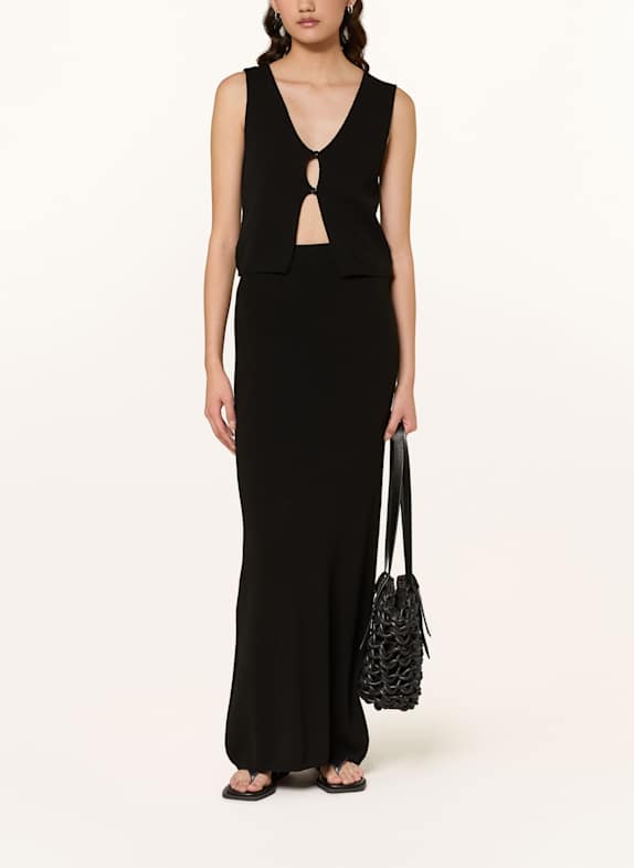 by Aylin Koenig Top en maille HEIDI NOIR