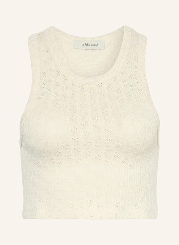 by Aylin Koenig Stricktop RAYA ECRU