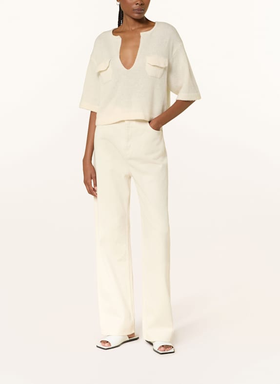 by Aylin Koenig Strikket bluse PAULINA med alpaka CREME