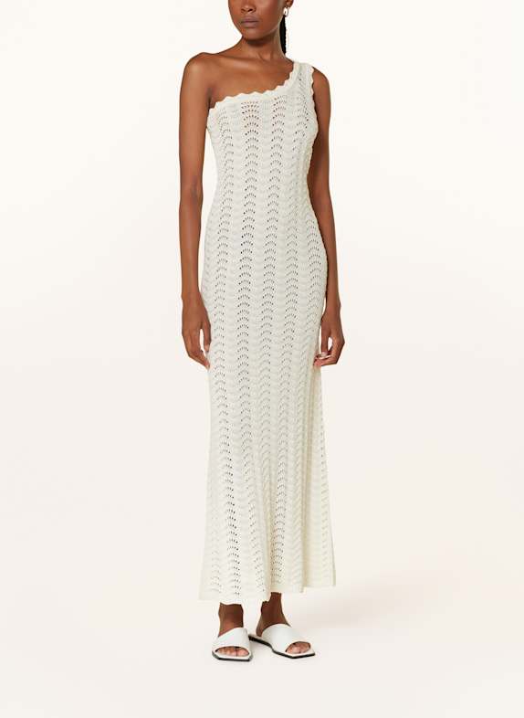 by Aylin Koenig One-shoulder knit dress ADELINE ECRU