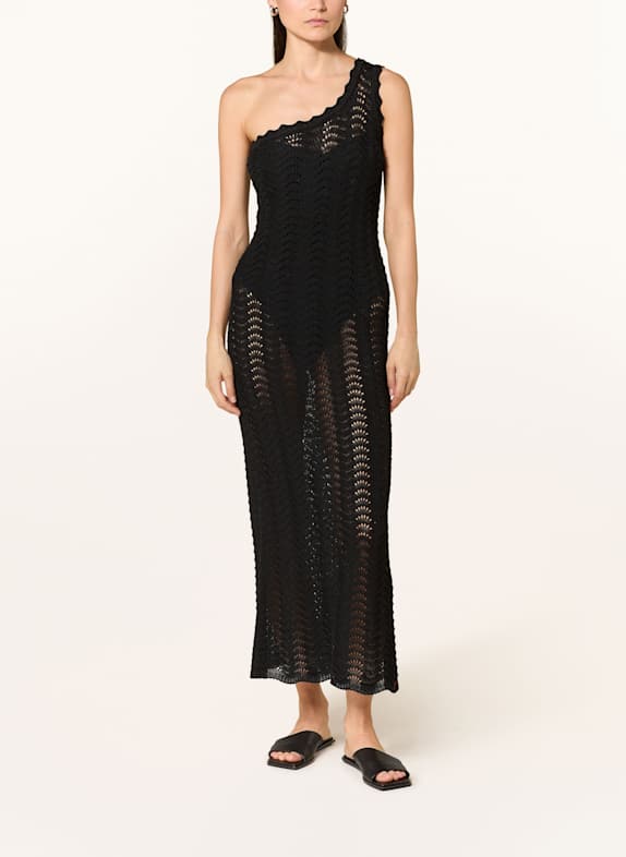 by Aylin Koenig One-shoulder knit dress ADELINE BLACK