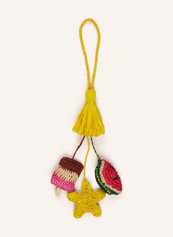 IBELIV Bag charm YELLOW/ RED/ GREEN