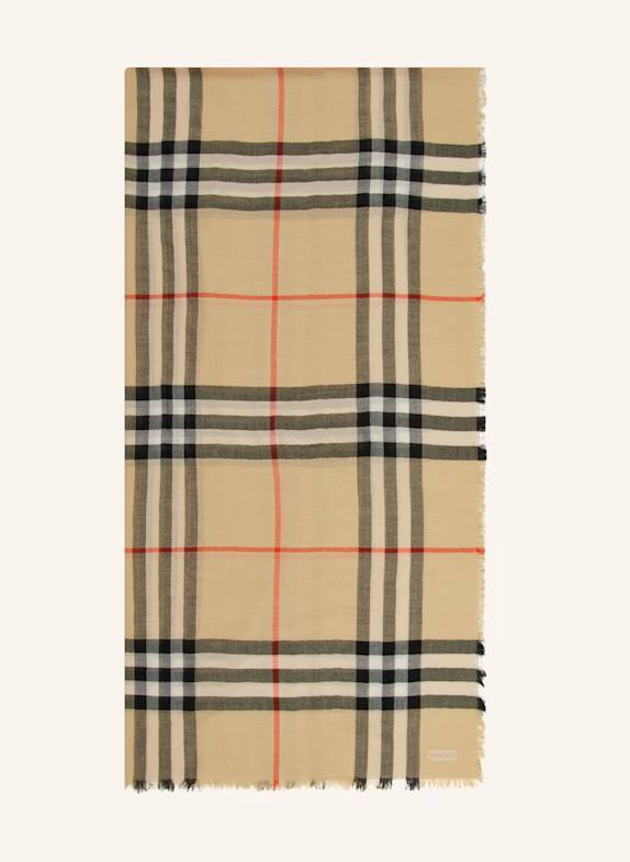 BURBERRY Szal BEŻOWY