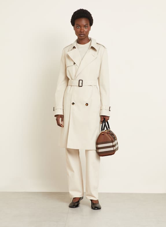 BURBERRY Handtas BOWLING BAG BRUIN / MARRON FONCÉ / WIT