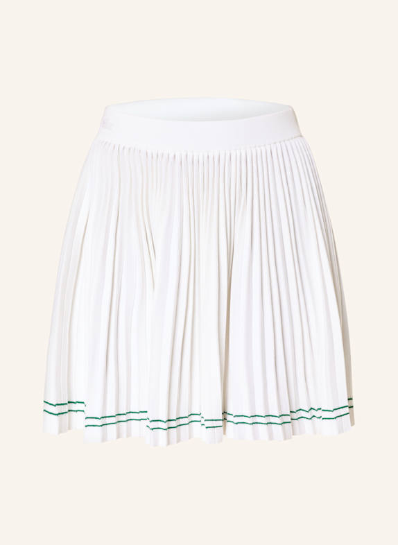LACOSTE Plisseerock LOULOU WEISS/ GRÜN
