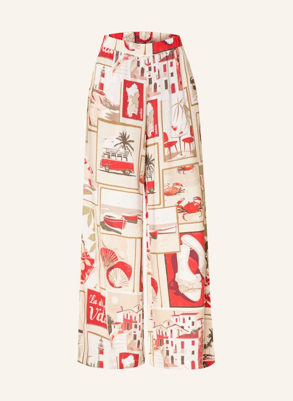 monari Hose ROT/ CREME/ BEIGE