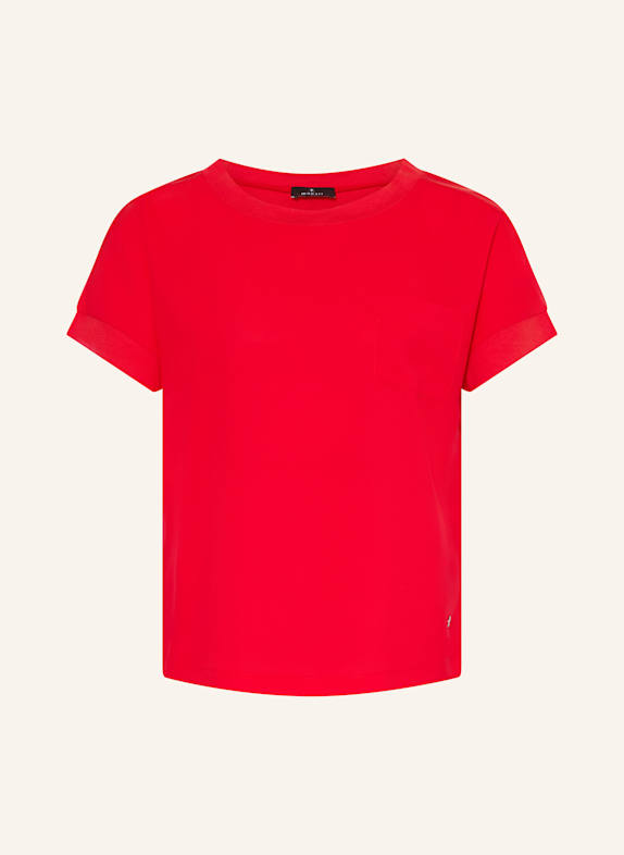 monari T-Shirt im Materialmix ROT