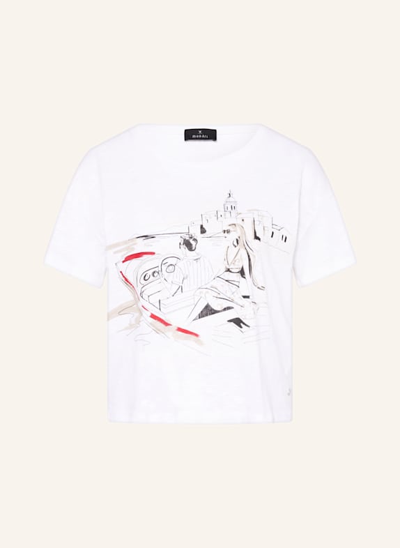 monari T-Shirt WEISS/ BEIGE/ SCHWARZ