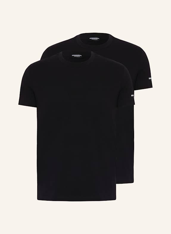 DSQUARED2 2-pack T-shirts BLACK