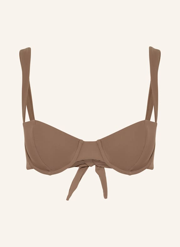 by Aylin Koenig Góra od bikini z fiszbinami HEDI BRĄZOWY