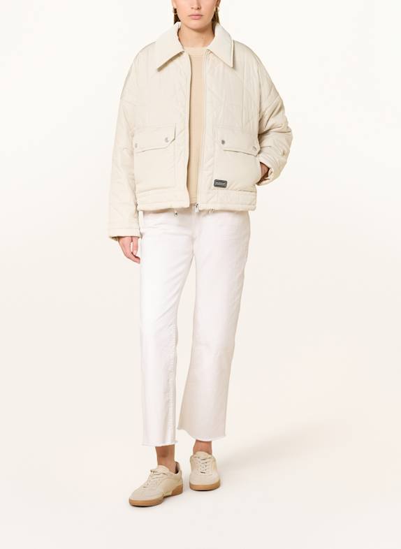 BARBOUR INTERNATIONAL JULIANA quilted jacket CREAM