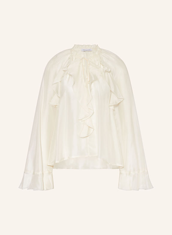 MRS & HUGS Blusenshirt mit Volants CREME