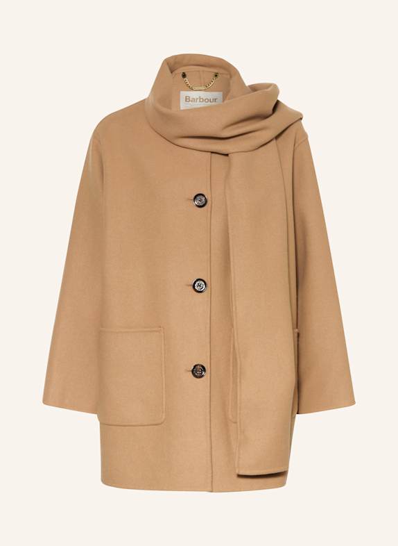 Barbour Wollmantel CLEMENTINE CAMEL