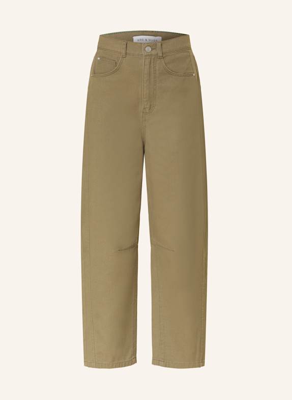 MRS & HUGS Barrel Jeans KHAKI
