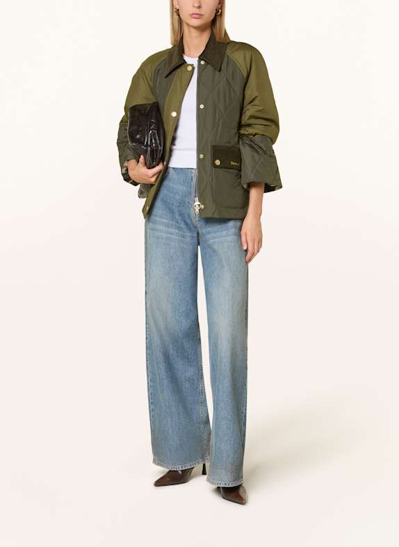 Barbour Steppjacke MARTHA DUNKELGRÜN / GRÜN