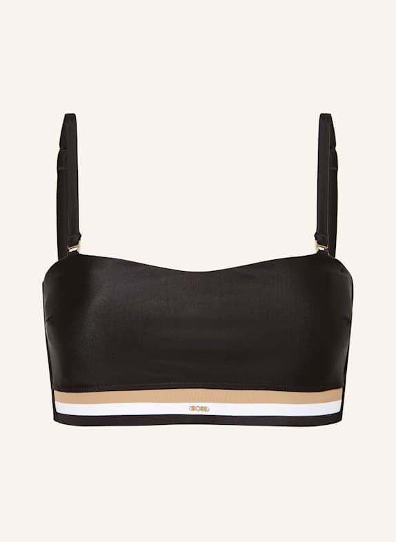 BOSS Bandeau-Bikini-Top ICONIC SCHWARZ