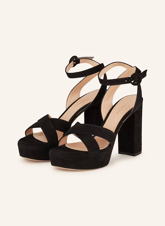 Gianvito Rossi Plateau-Sandaletten SANDAL SCHWARZ