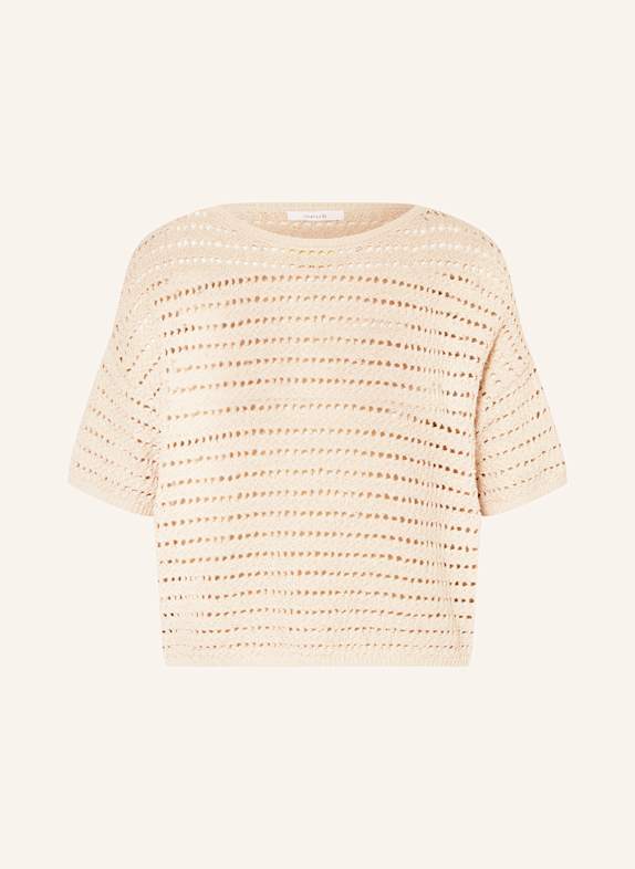 OPUS Strickshirt PINSE CREME