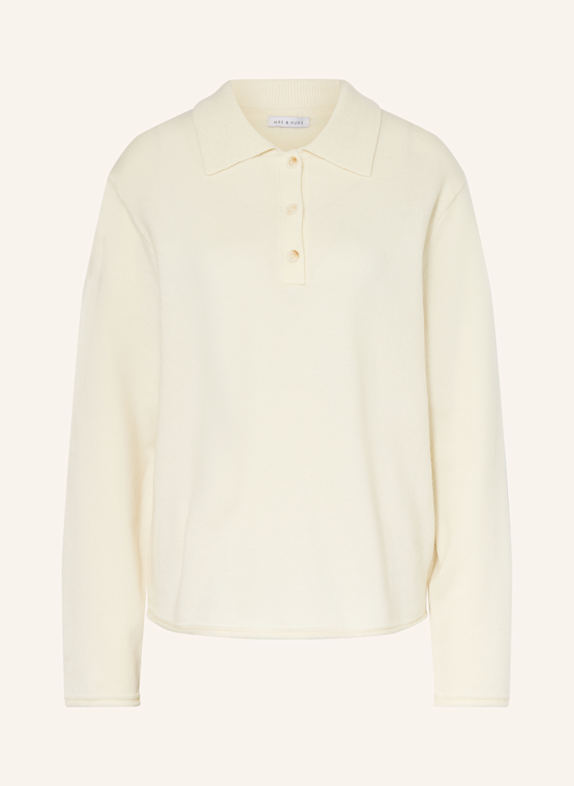 MRS & HUGS Pullover mit Cashmere WEISS