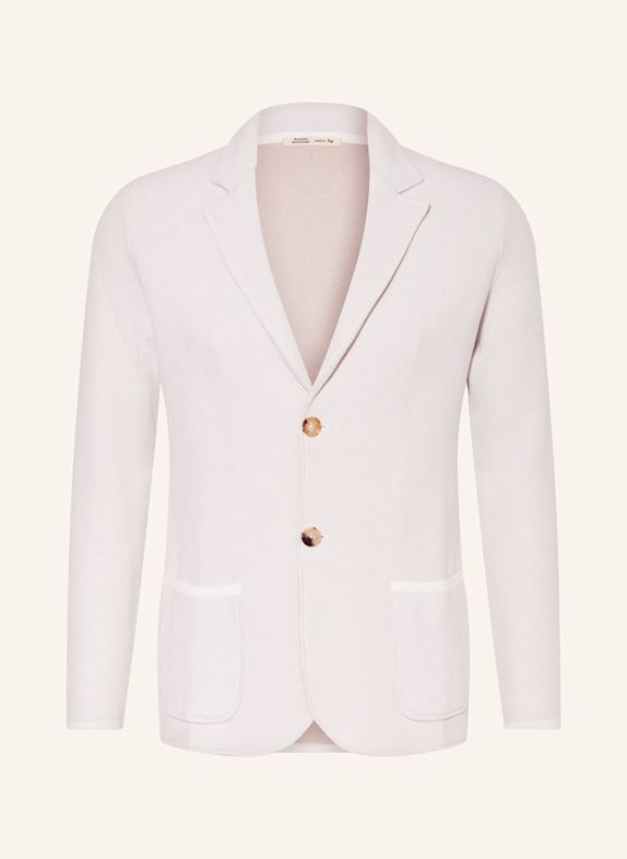 MAURIZIO  BALDASSARI Stricksakko Slim Fit mit Seide CREME