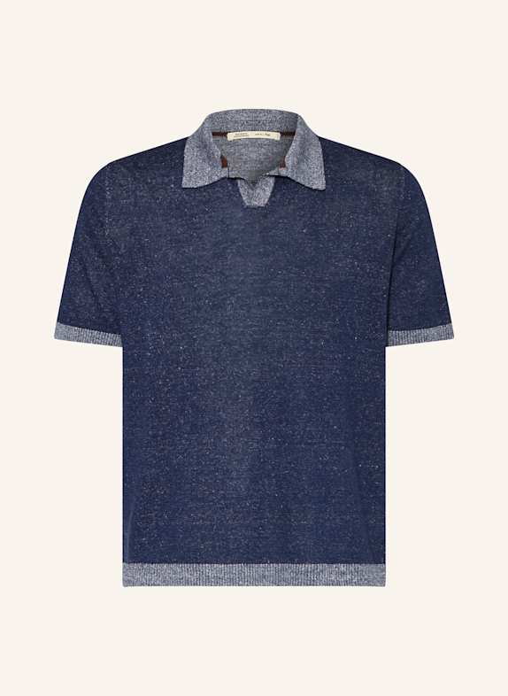 MAURIZIO  BALDASSARI Knit blazer regular fit DARK BLUE