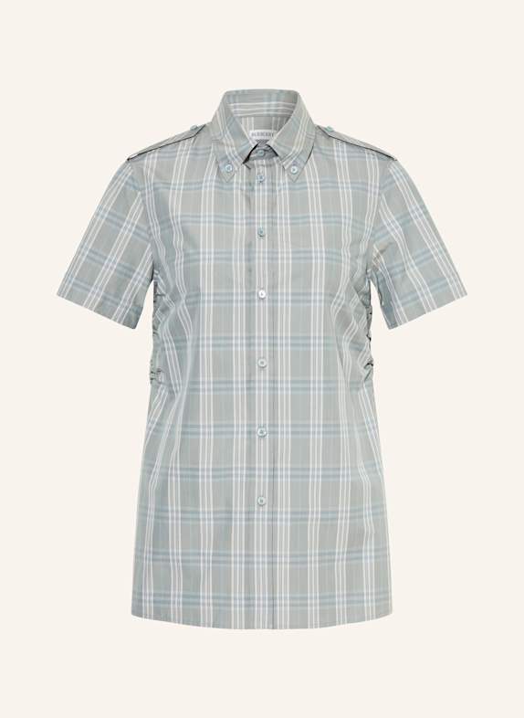 BURBERRY Hemdbluse BLAUGRAU/ HELLBLAU/ WEISS