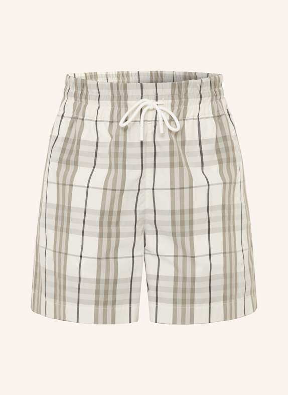 BURBERRY Shorts BEIGE/ CREME/ DUNKELBRAUN