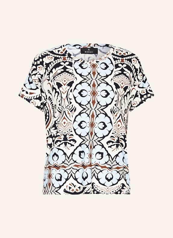 monari T-Shirt SCHWARZ/ HELLBLAU/ BEIGE