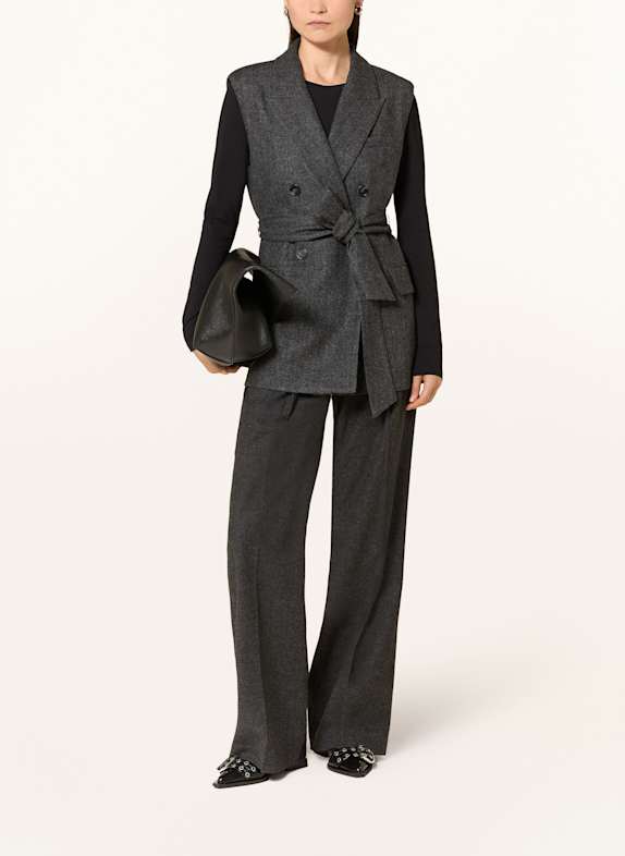 MRS & HUGS Blazer vest DARK GRAY