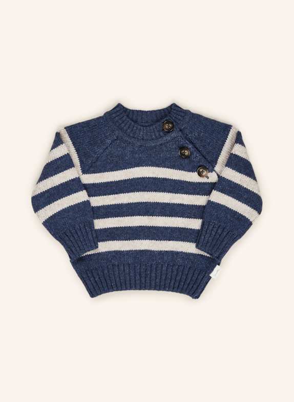 Sanetta PURE Pullover BLAU/ CREME