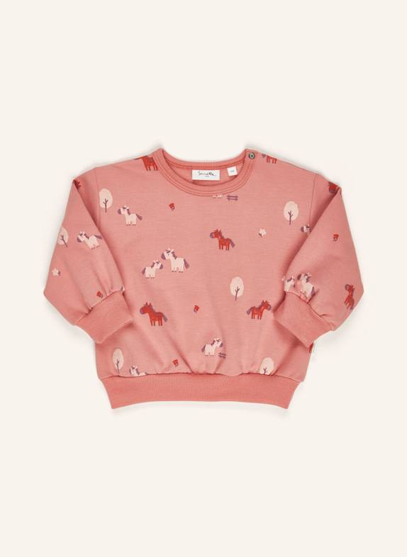 Sanetta PURE Mikina SVĚTLE ČERVENÁ